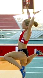 Lili Schwarzkopf verbuchte das 4.beste Weitsprungergebnis mit 6,00 m und wurde Zweite